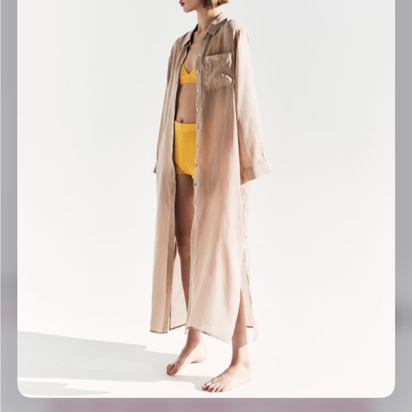 ZARA OVERSIZED SHIRT DRESS - Picture 2 of 7